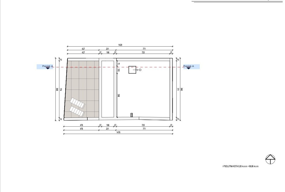 Appartamento al secondo piano, in costruzione, Tar