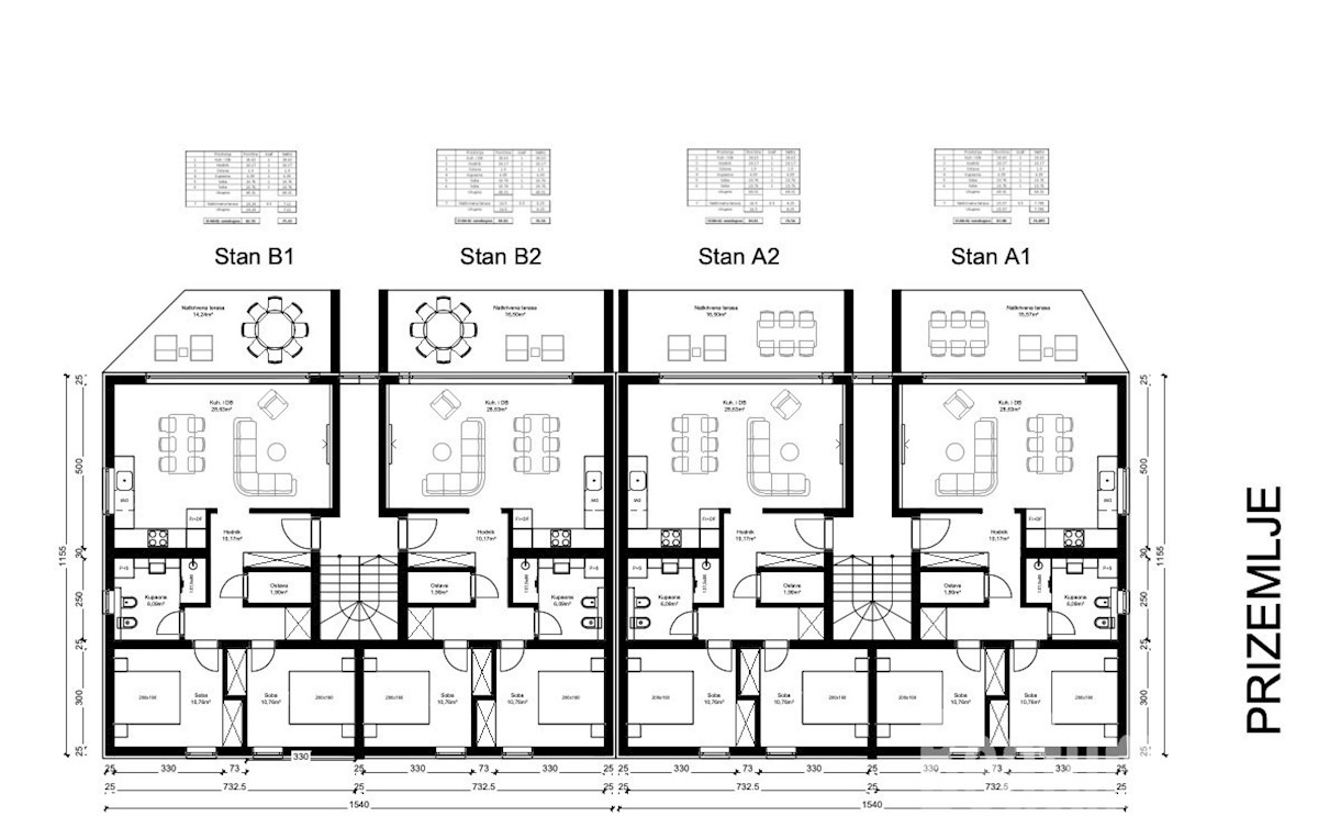 Appartamento al piano terra, A1, nuovo edificio