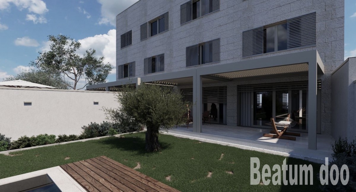 Appartamento al piano terra con piscina, in costruzione, Tar