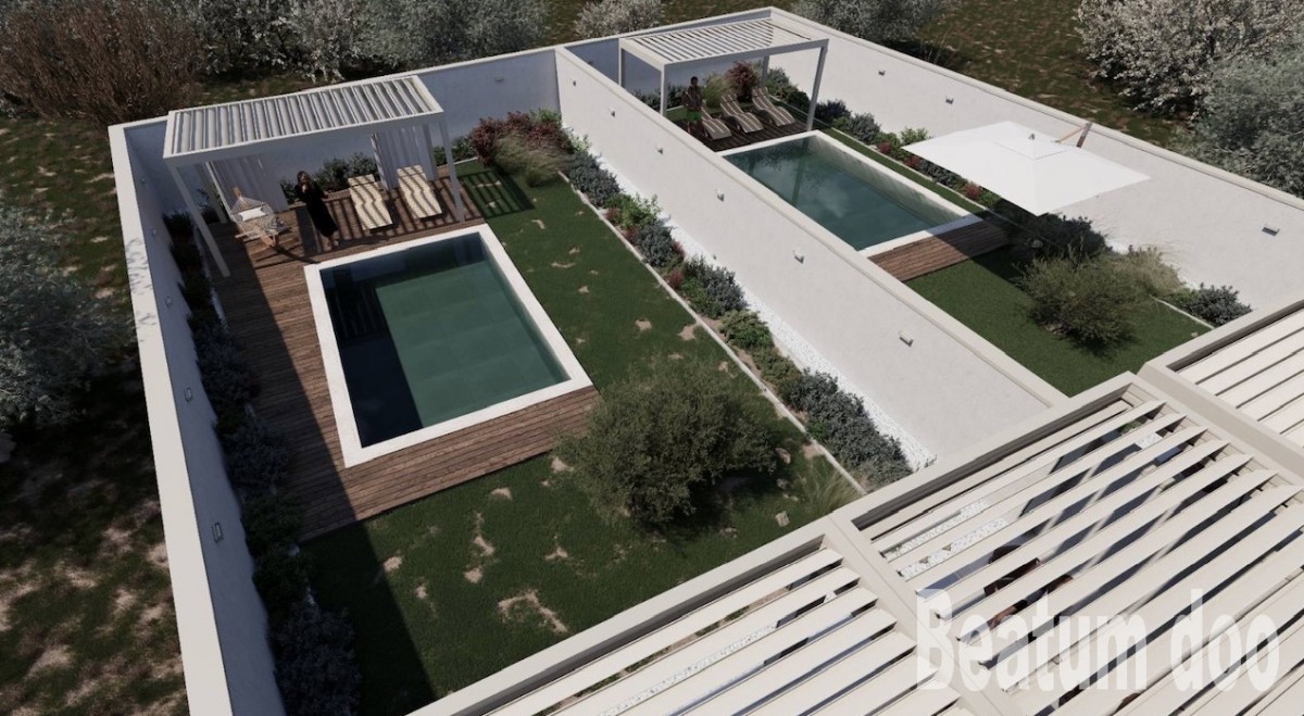 Appartamento al piano terra con piscina, in costruzione, Tar