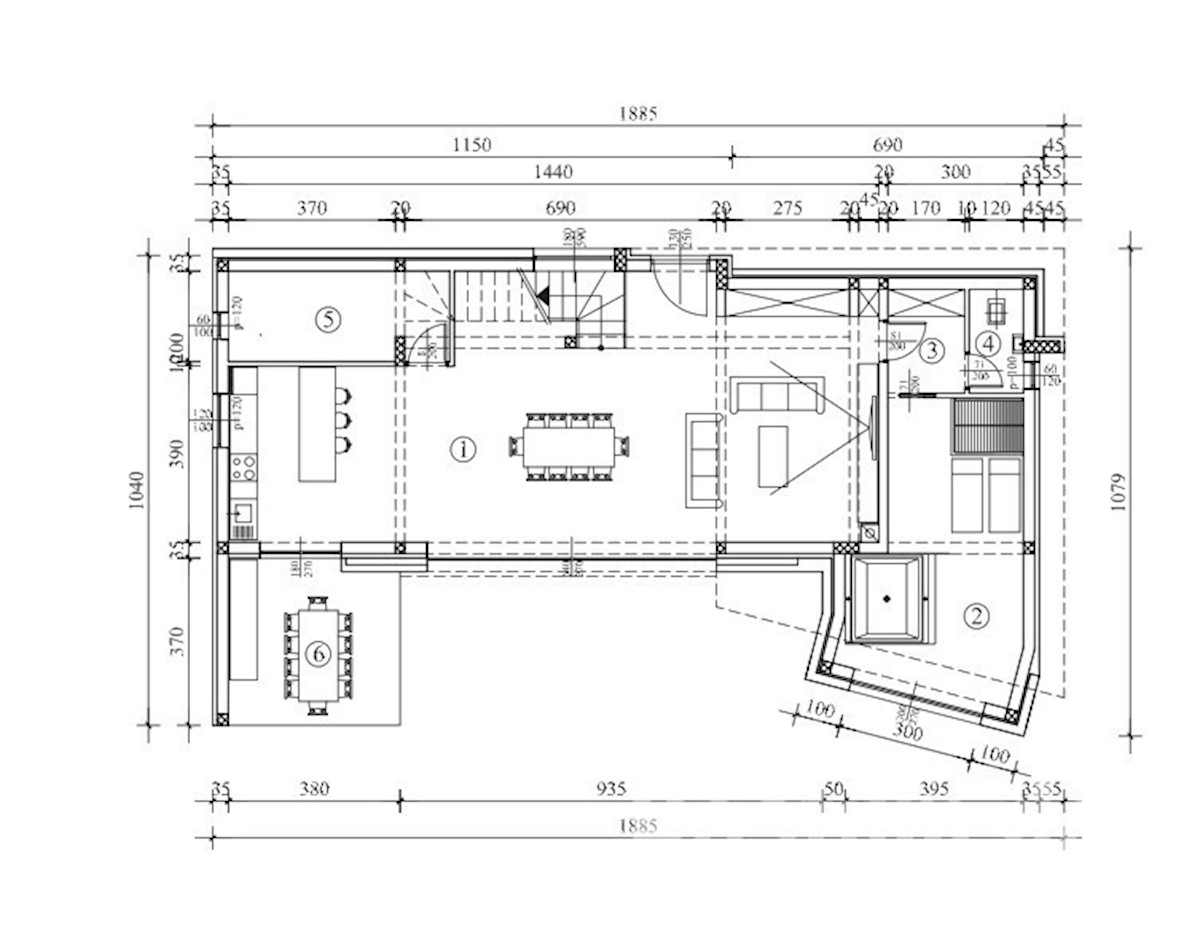 Villa moderna in costruzione, Kaštelir