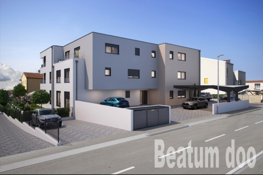 Appartamento del primo piano , nuovo edificio, Vista mare, Novigrad