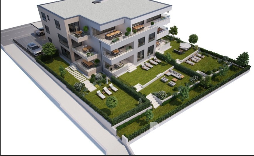 Appartamento del primo piano , nuovo edificio, Vista mare, Novigrad