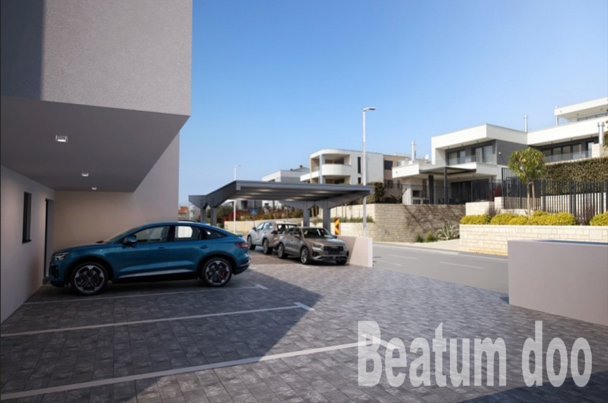Appartamento del primo piano , nuovo edificio, Vista mare, Novigrad