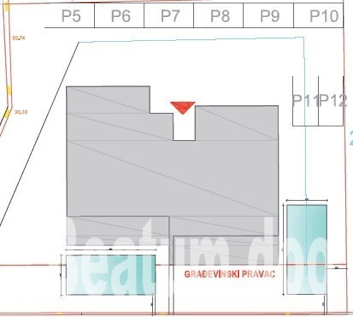 Appartamento al piano terra del nuovo edificio S2