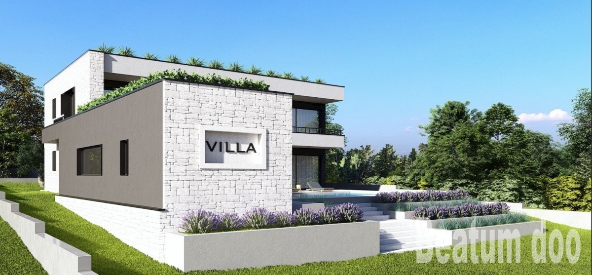 Bellissima villa, lussuosa in costruzione, Labinci