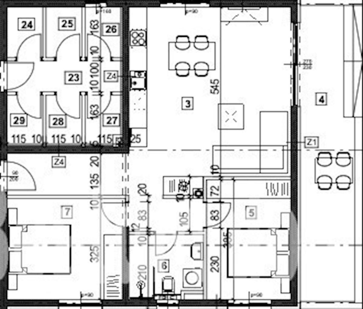 Appartamento A a Vabriga, nuova costruzione, piano terra