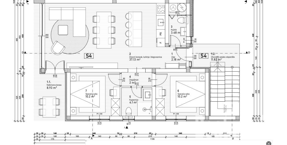 Appartamento al primo piano, vista mare, nuova costruzione, Vabriga