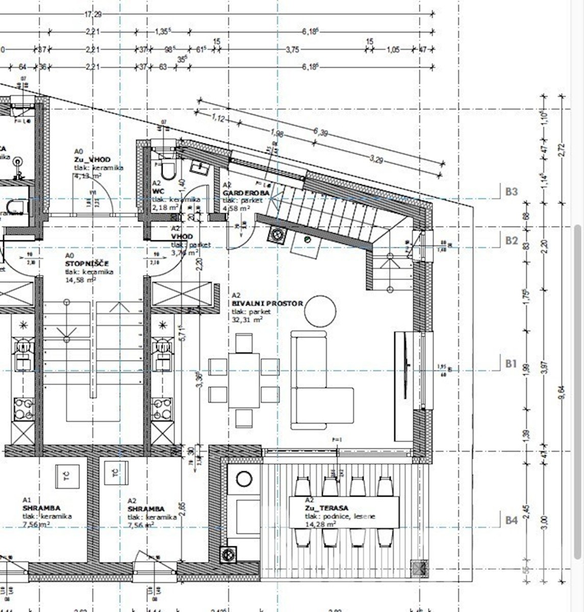 Appartamento su due piani in costruzione, nelle vicinanze di Novigrad con vista sul mare