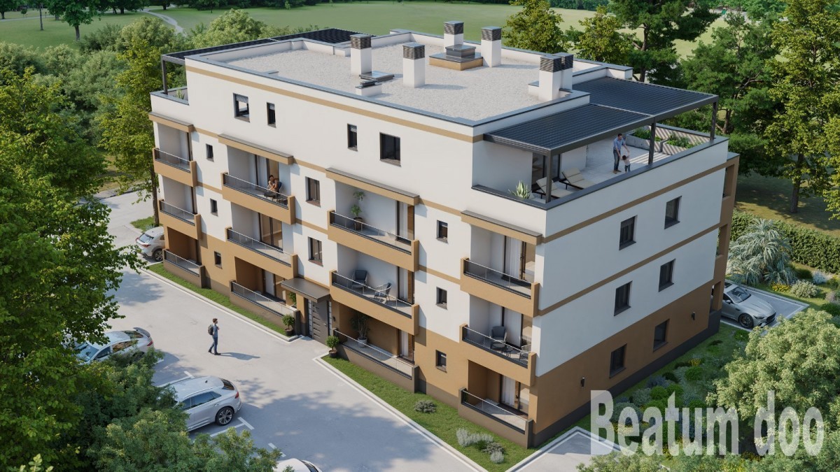 Appartamento al piano terra con giardino, in costruzione, Tar