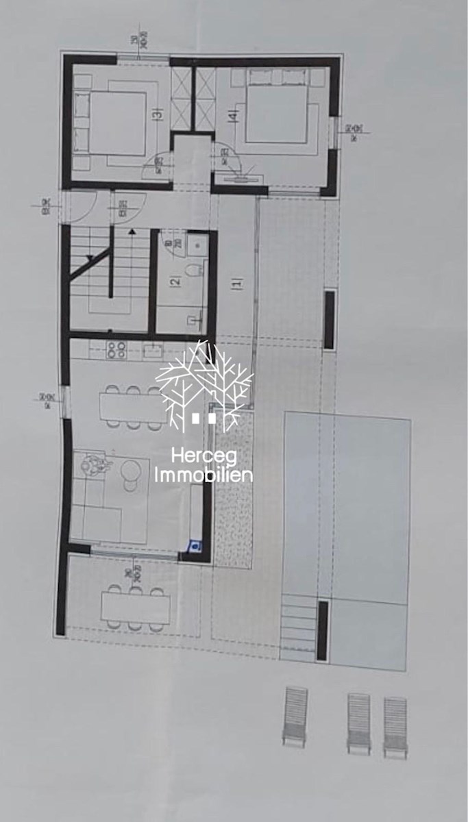 MEDULIN – Nuova Costruzione Appartamento di Lusso al Piano Terra – 300m dal Mare