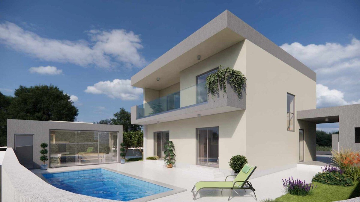 MEDULIN – Villa con piscina (costruzione quasi ultimata)