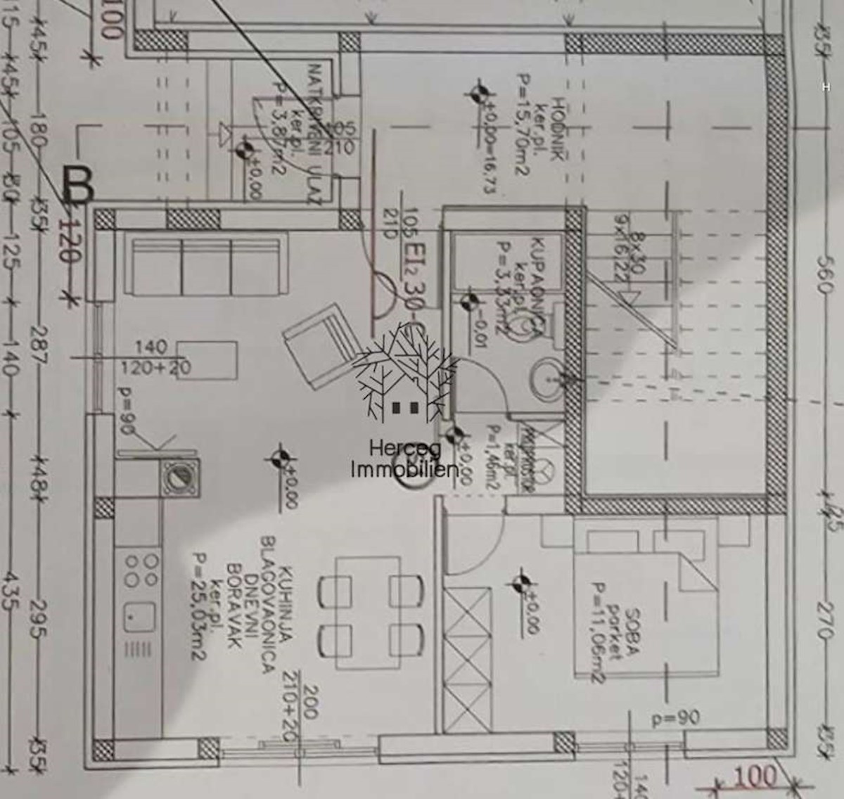 PULA - Appartamento con due camere in ottima posizione