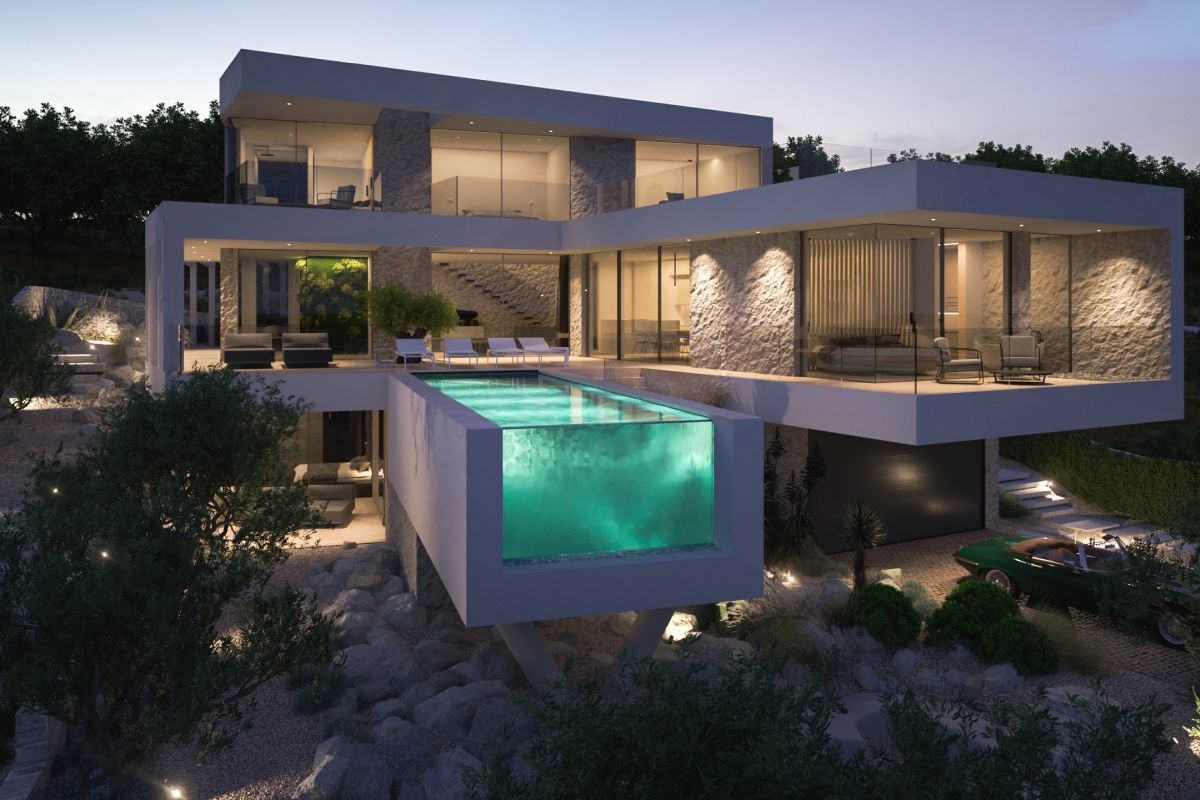 Terreno con progetto per la realizzazione di una villa vista mare