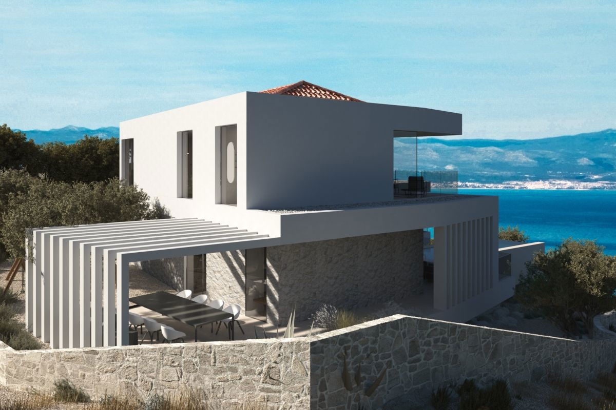 Terreno con progetto per la realizzazione di una villa vista mare