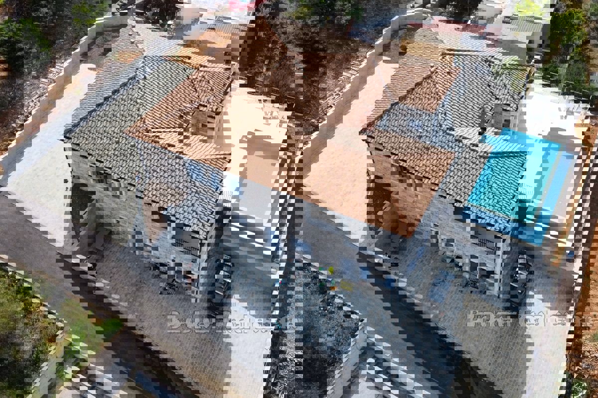 Una bellissima villa con vista sul mare