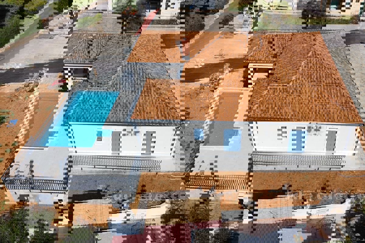 Una bellissima villa con vista sul mare