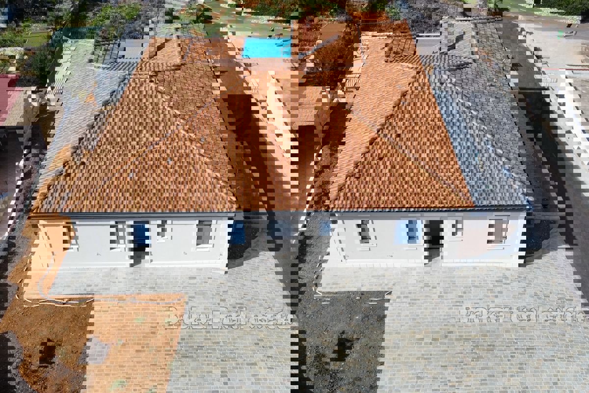 Una bellissima villa con vista sul mare