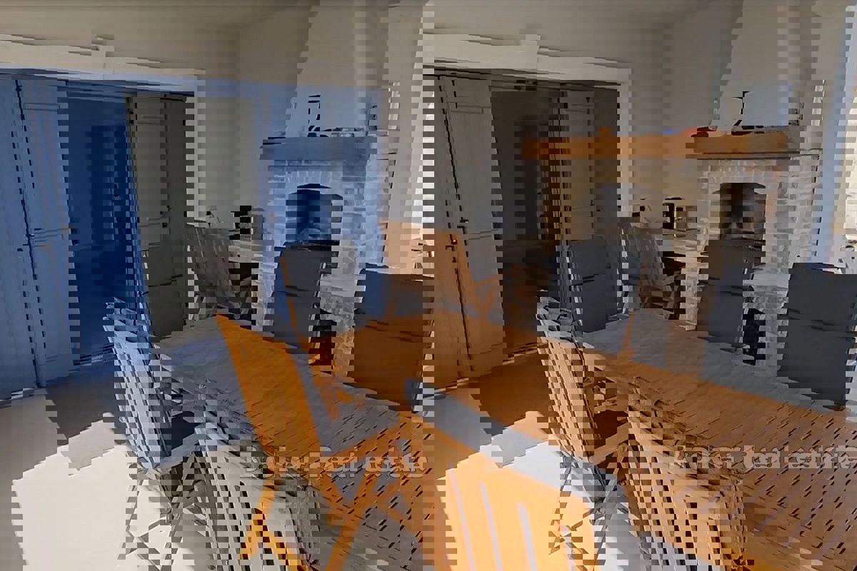 Una bellissima villa con vista sul mare