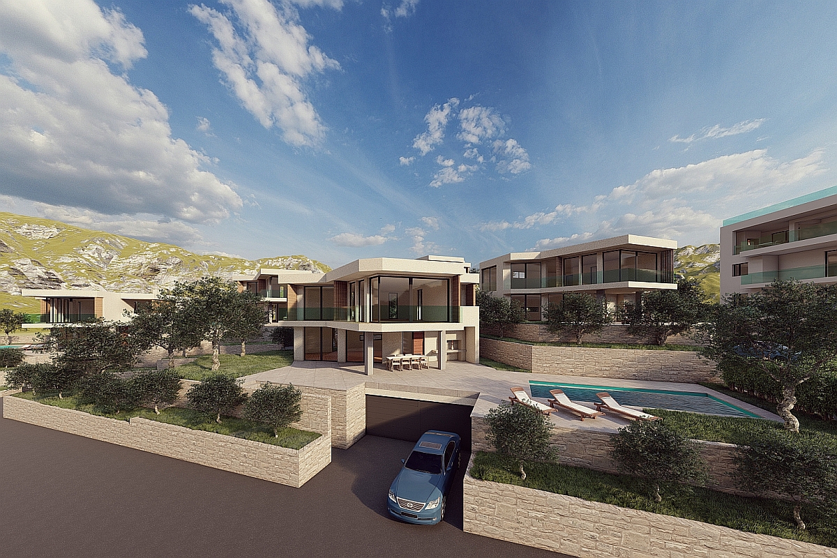 Villa di lusso con piscina e vista mare