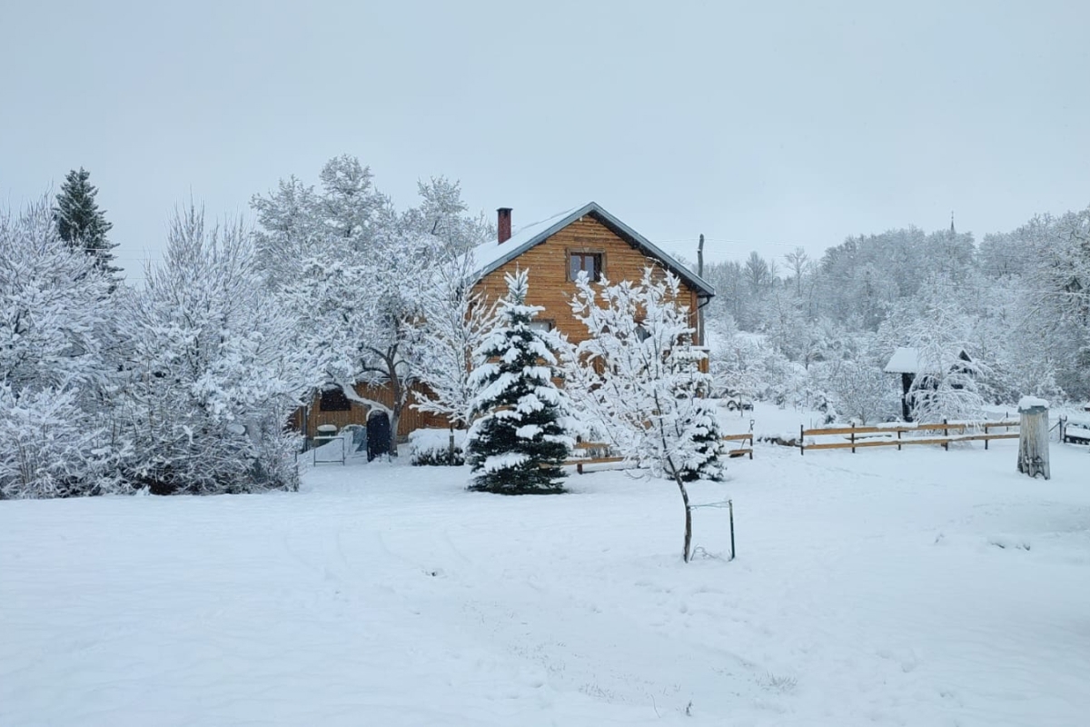 Una bella casa con terreno