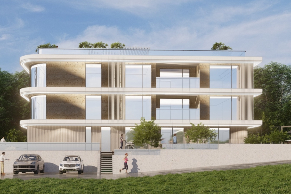 Appartamento con giardino in un nuovo edificio