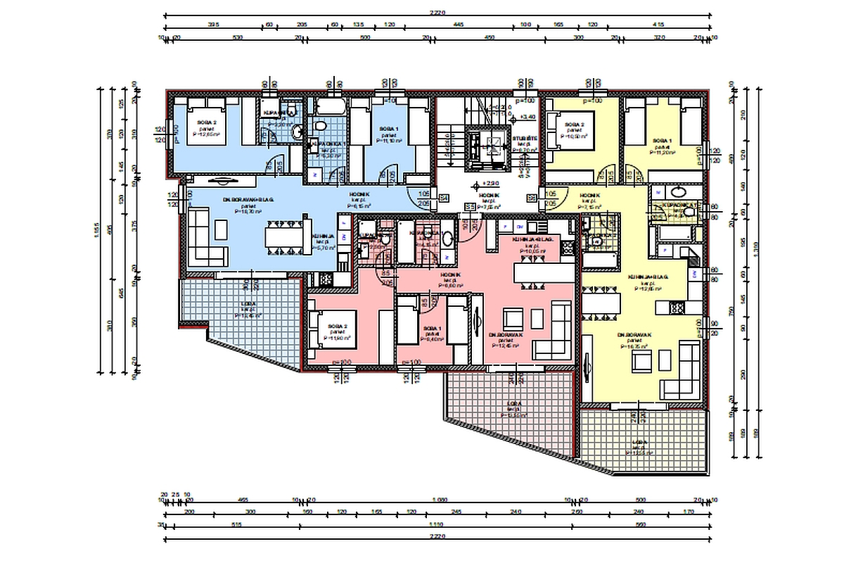 Appartamento con vista mare in nuova costruzione