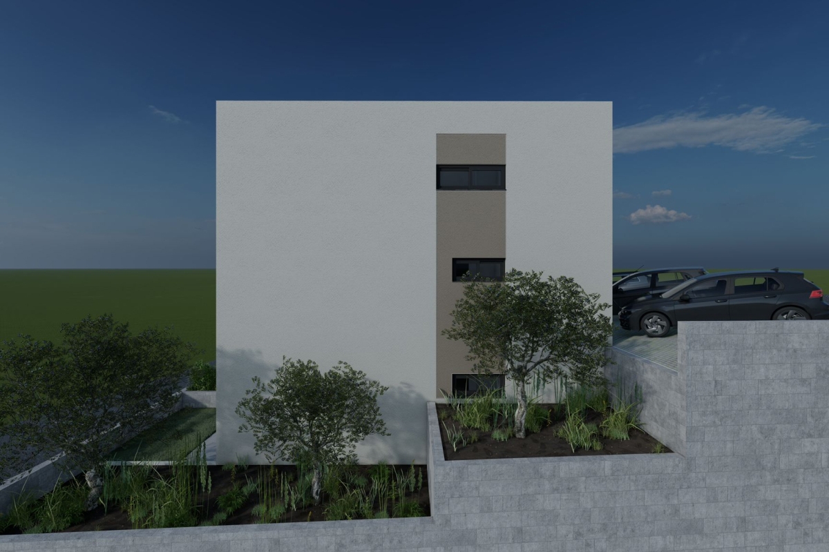 Moderno appartamento in posizione tranquilla con vista mare