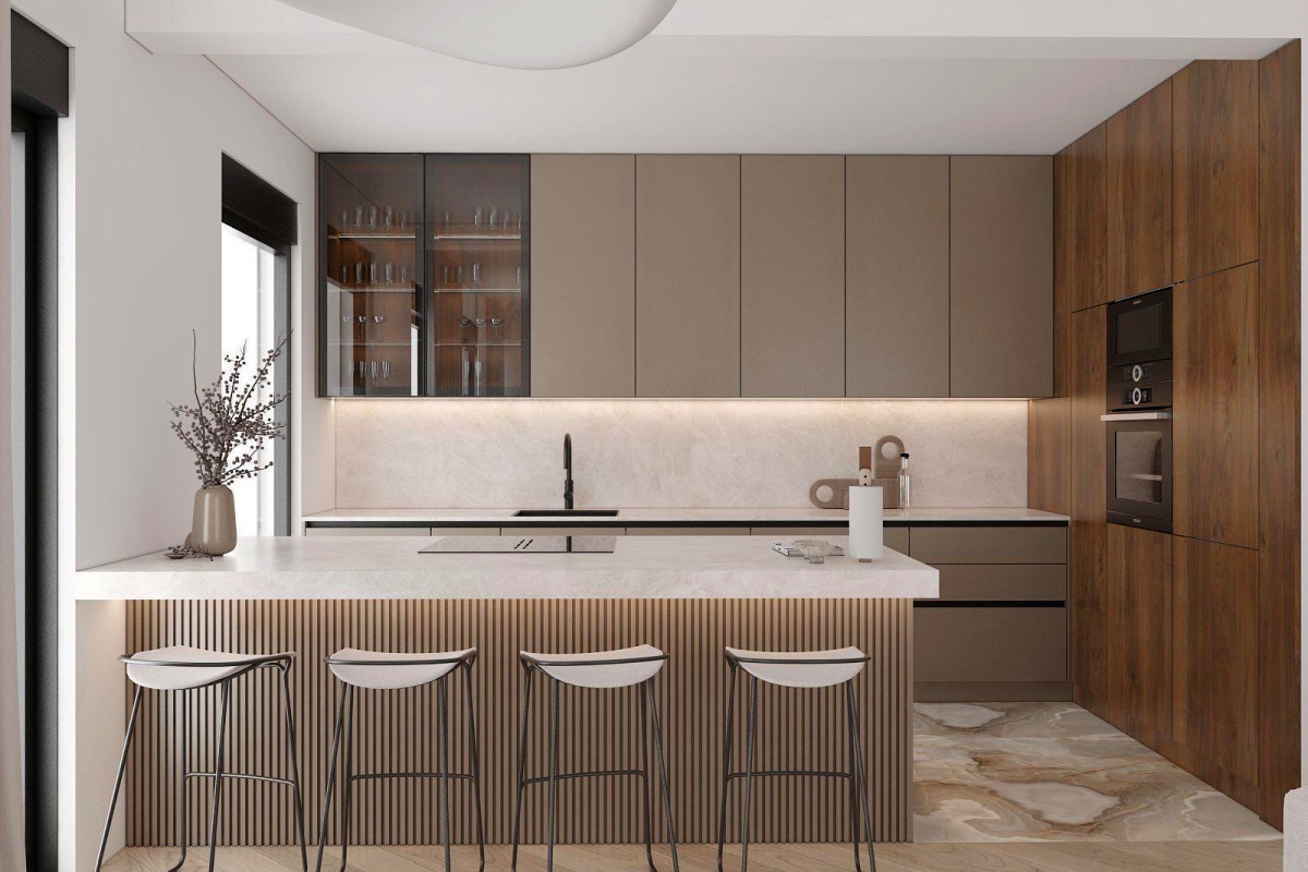 Villa moderna in seconda fila rispetto al mare