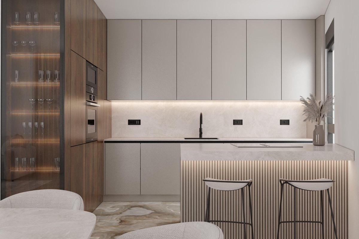 Villa moderna in seconda fila rispetto al mare