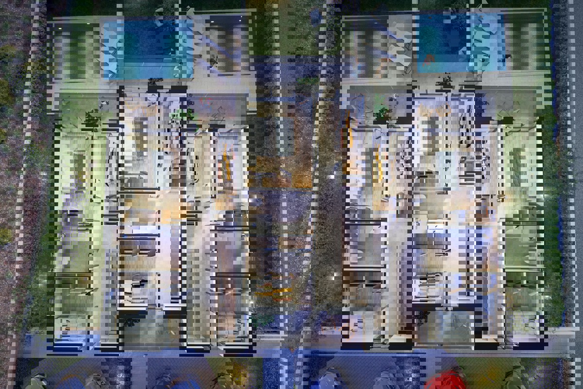 Appartamento moderno su due piani