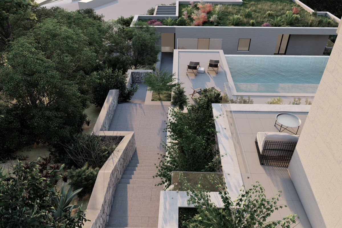 Terreno edificabile con vista panoramica sul mare