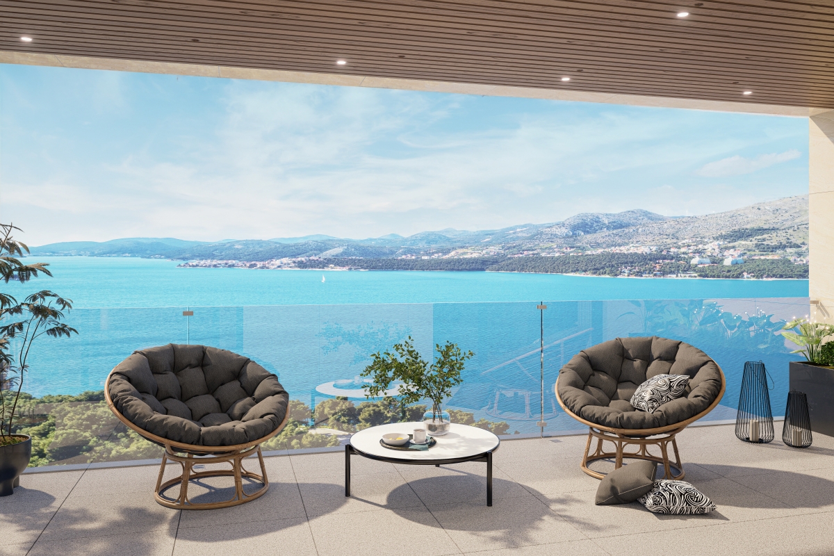 Straordinario appartamento duplex in prima fila sul mare