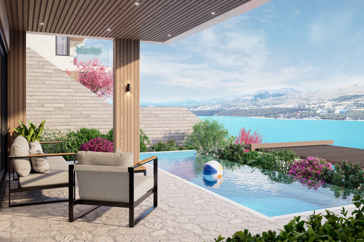 Straordinario appartamento duplex in prima fila sul mare