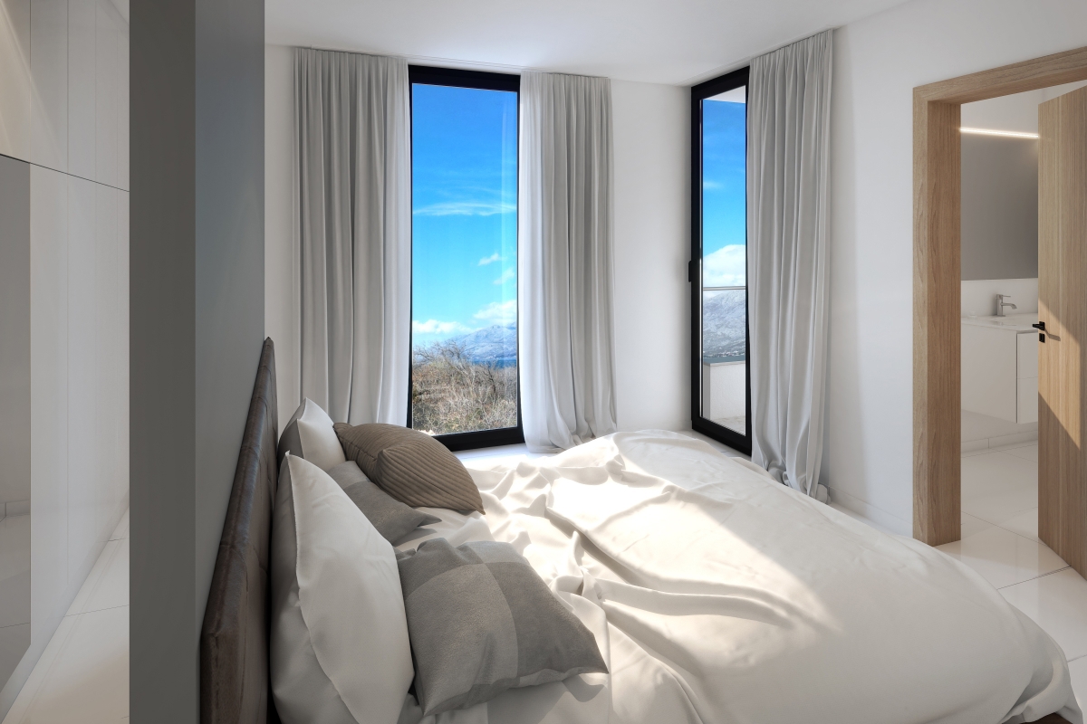 Appartamenti con piscina e vista mare