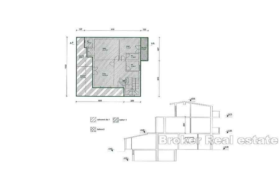 Casa con piscina e vista mare aperta