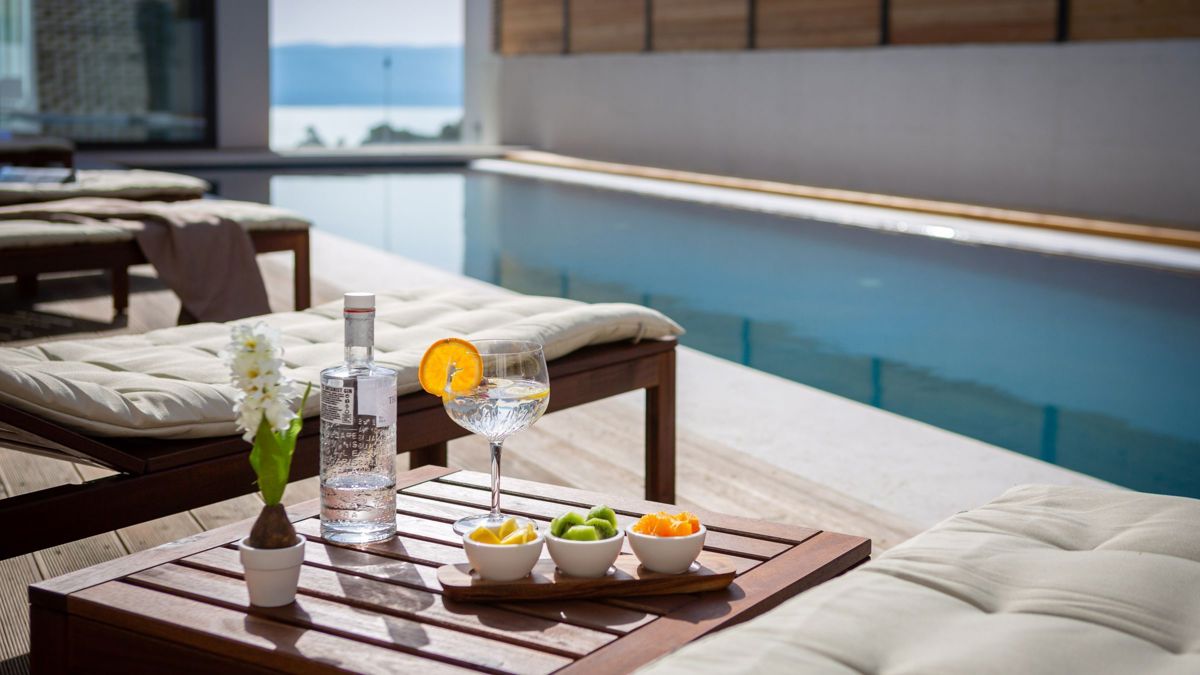 Villa con vista sul mare aperto