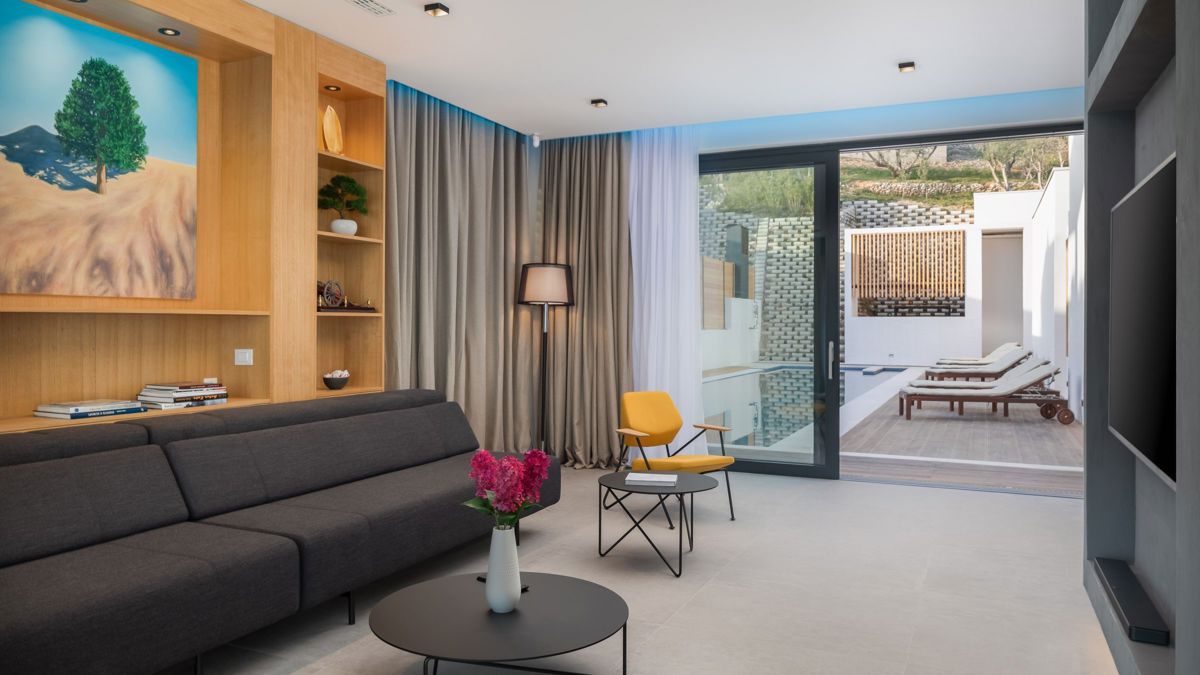 Villa con vista sul mare aperto