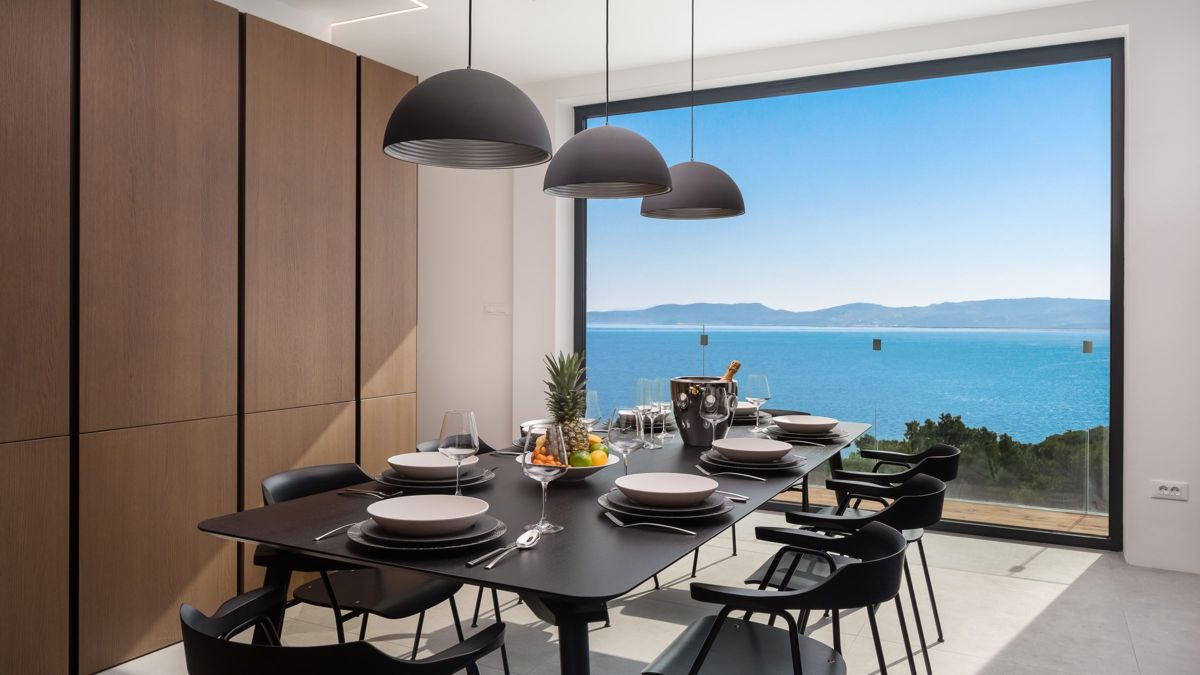 Villa con vista sul mare aperto