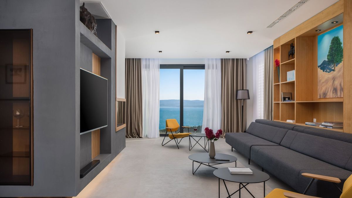 Villa con vista sul mare aperto