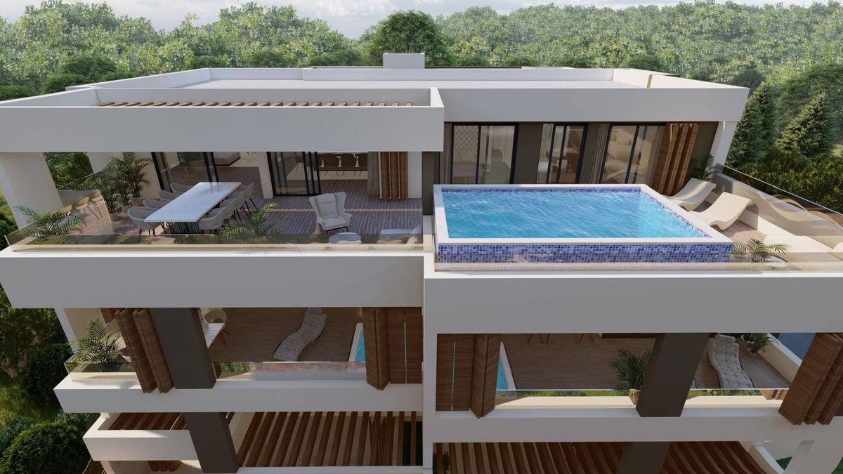 Attico di lusso con vista mare