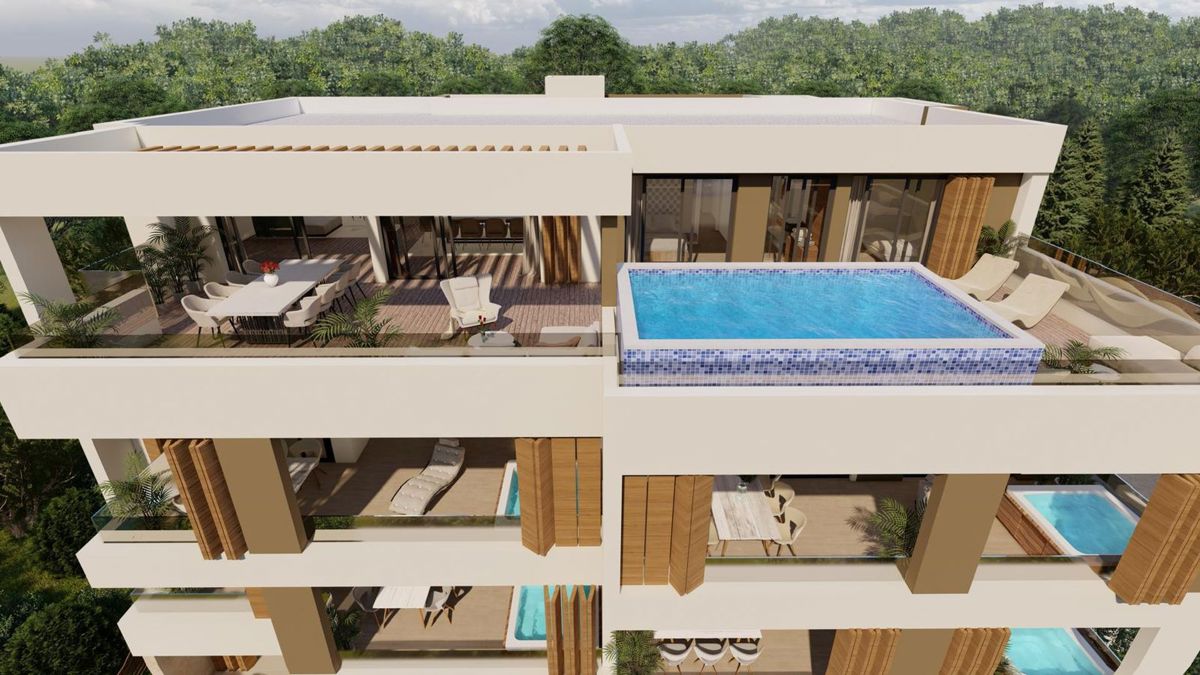 Attico di lusso con vista mare