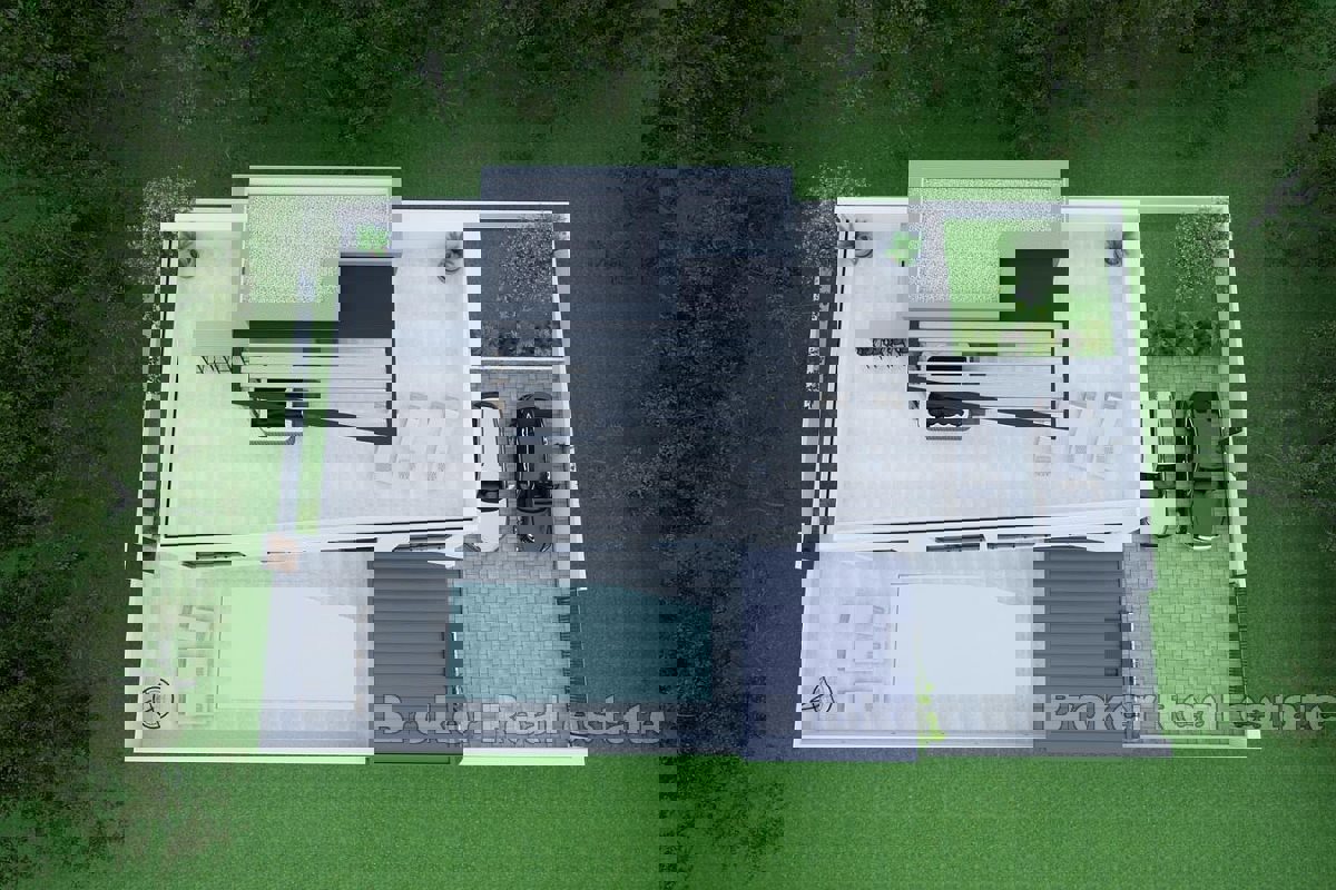 Villa in costruzione vicino al mare e alla spiaggia