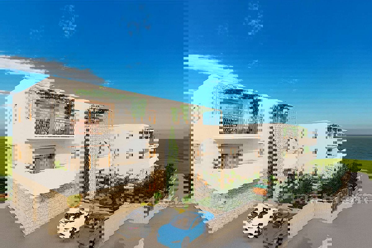 Appartamenti in costruzione con vista mare