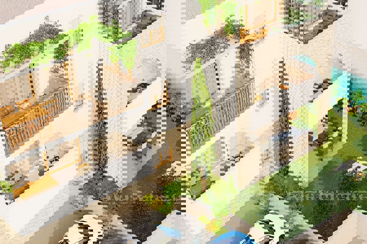 Appartamenti in costruzione con vista mare