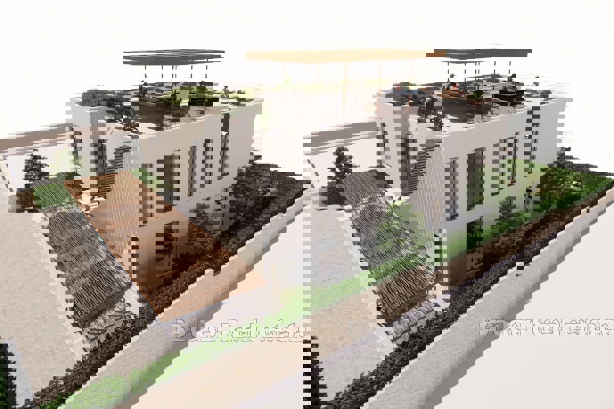 Appartamenti di lusso in un edificio di nuova costruzione con vista mare