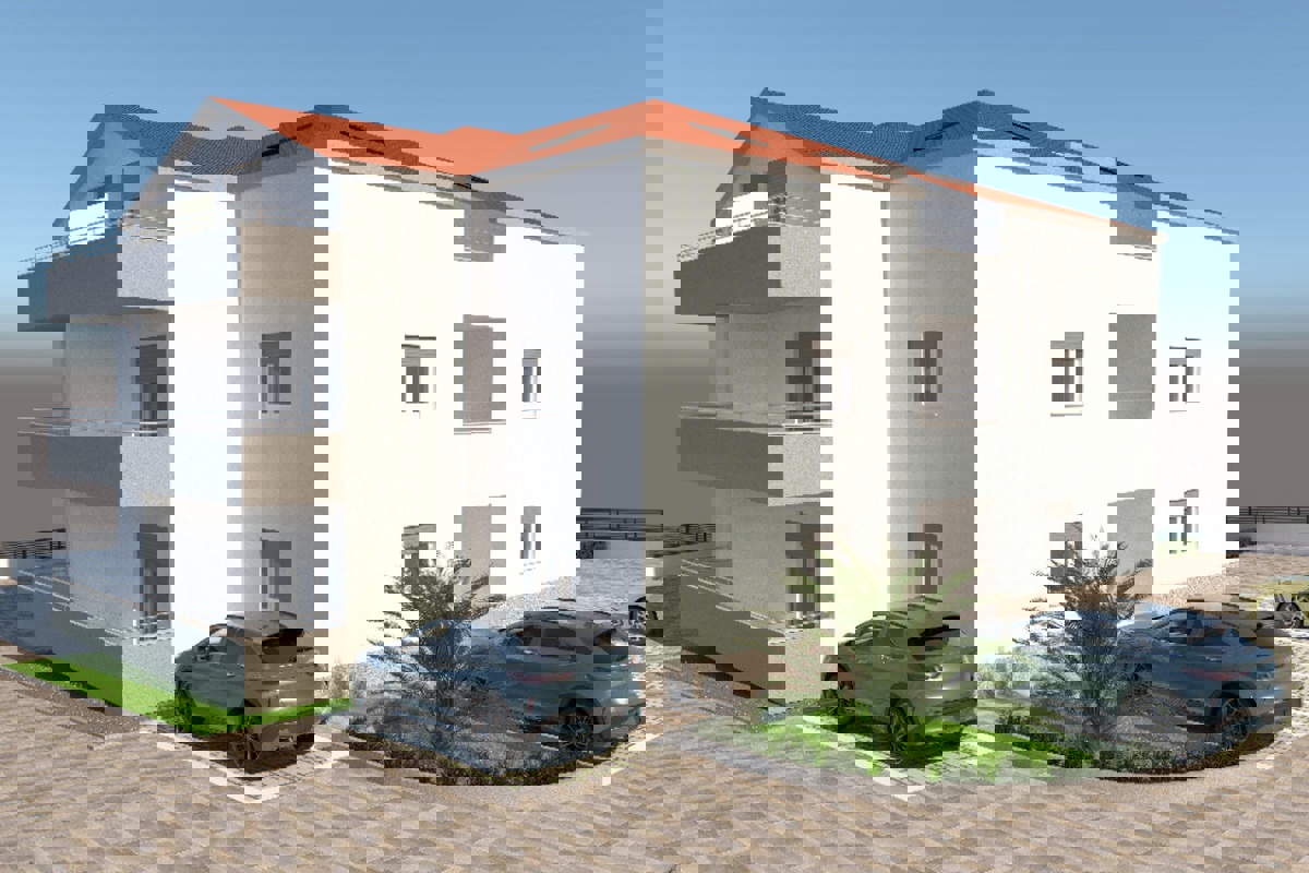 Moderno appartamento in un nuovo edificio con vista mare