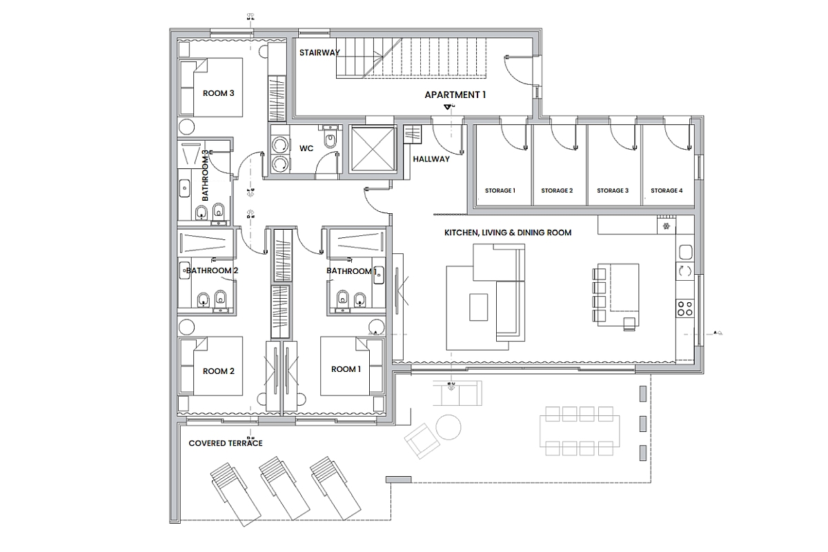 Appartamento esclusivo con piscina in prima fila sul mare
