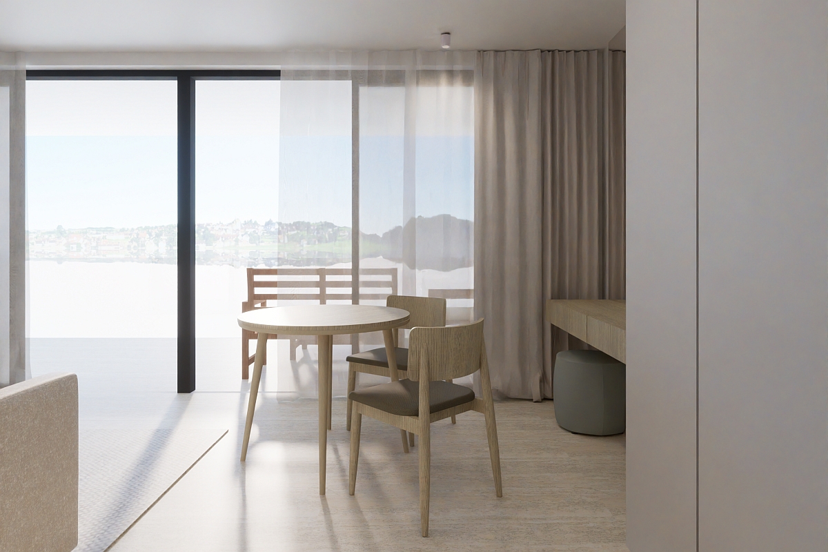 Appartamento esclusivo con piscina in prima fila sul mare