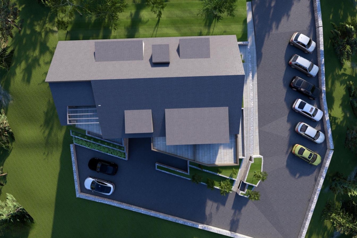 Appartamento con due camere da letto in un nuovo edificio con vista mare